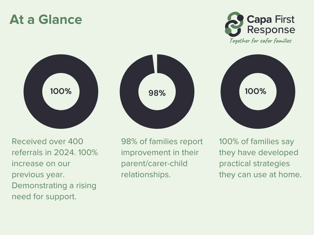 At a glance data graph